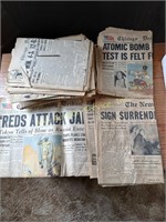 1940’s Chicago Tribune Newspapers includes War