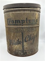 Crompton’s Saratoga Potato Chips Tin