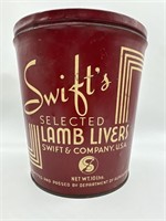 Swift’s Lamb Livers Tin