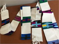 Lot Of 2 Guatemalan Woven Belts Sashes