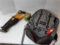 BACKPACK WITH RECIPROCATING SAW/BATTERY(NO CHARGER