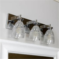 $106 Yalina 3-Light Cut Glass Wall Sconce