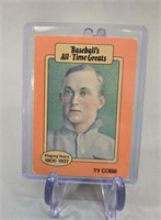 1987 Baseball All-Time Greats , Ty Cobb card