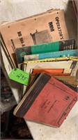 COLLECTION OF "OLD" COMBINE & TRACTOR MANUALS