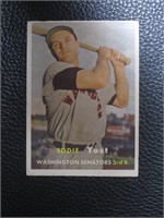 1957 TOPPS #177 EDDIE YOST SENATORS VINTAGE