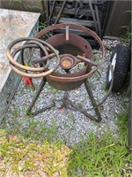 Outdoor propane cooker