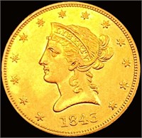 1843 $10 Gold Eagle