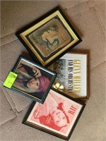 Framed Photographs of Musical Artists