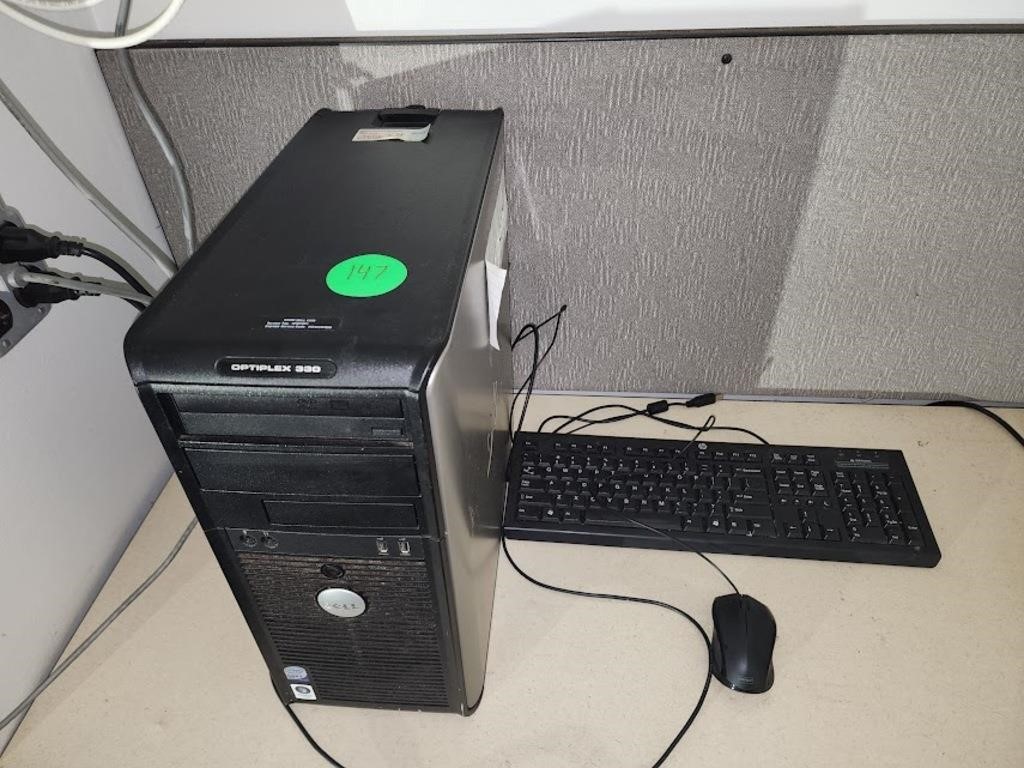 COMPUTER TOWER WITH KEYBOARD & MOUSE