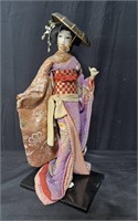 Vintage hand made geisha doll