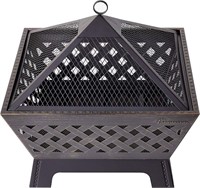 Landmann Barrone Fire Pit, 26&quot, Antique Bronze