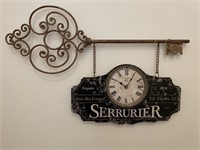 ‘Serrurier’ Key Wall Clock