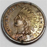 1880 Indian Head Penny High Grade