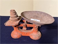 Orange Cast Iron Scales