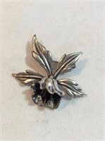 Sterling silver brooch pin