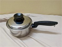 Permanent Stainless Steel 6" Sauce Pot with Lid