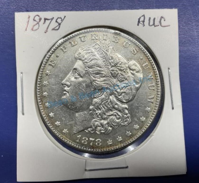 1878 Morgan Dollar AUC