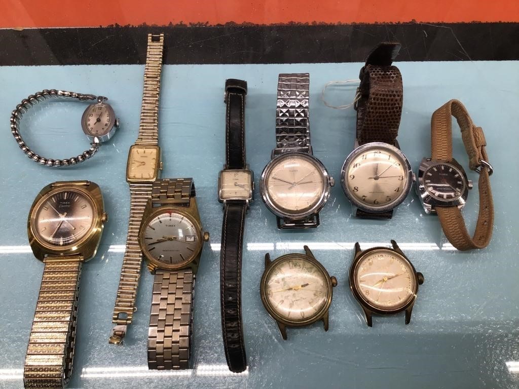 Lot of wrist watches - parts/repair