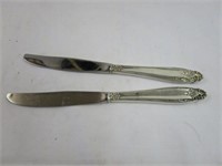 Sterling Handle Knives