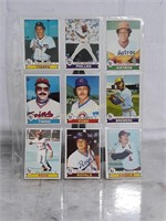 Binder Pages With (75) 1978 Topps Baseball Cards