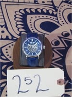 Heritor Mattias Men's Automatic Watch Blue Dial