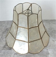 ANTIQUE GLASS MICA LAMP SHADE - 9"