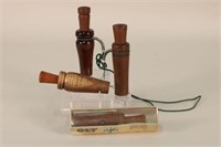 Lot of Four Duck Calls, All in Great Condition,