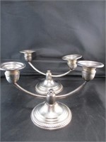 Pair of Sterling Weighted Candle Sticks