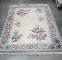 Fine Vintage Hand Made Chinese Area Rug / Size :
