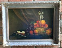 Antique Still Life Painting - Sgd & Not Identified