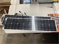 TWO 12V SOLAR PANNELS 41''x11''