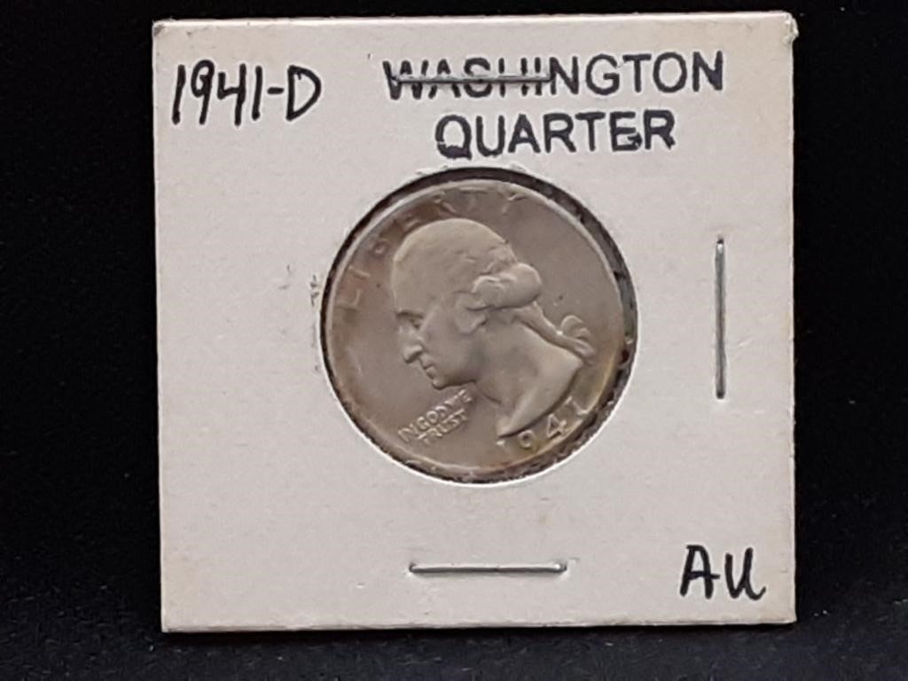 1941D Washington Quarter