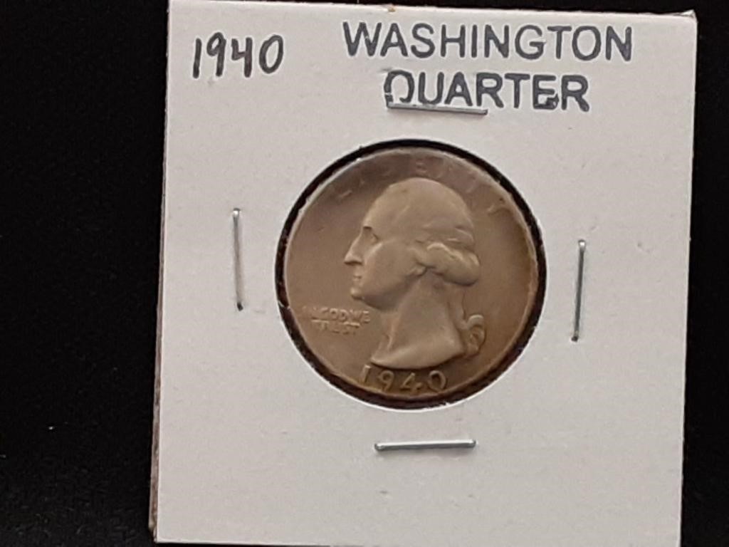 1940 Washington Quarter