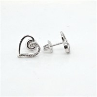 10KT White Gold Earrings