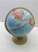 Vtg Reploge 12" Globe on Stand  Dated Mid 1980's