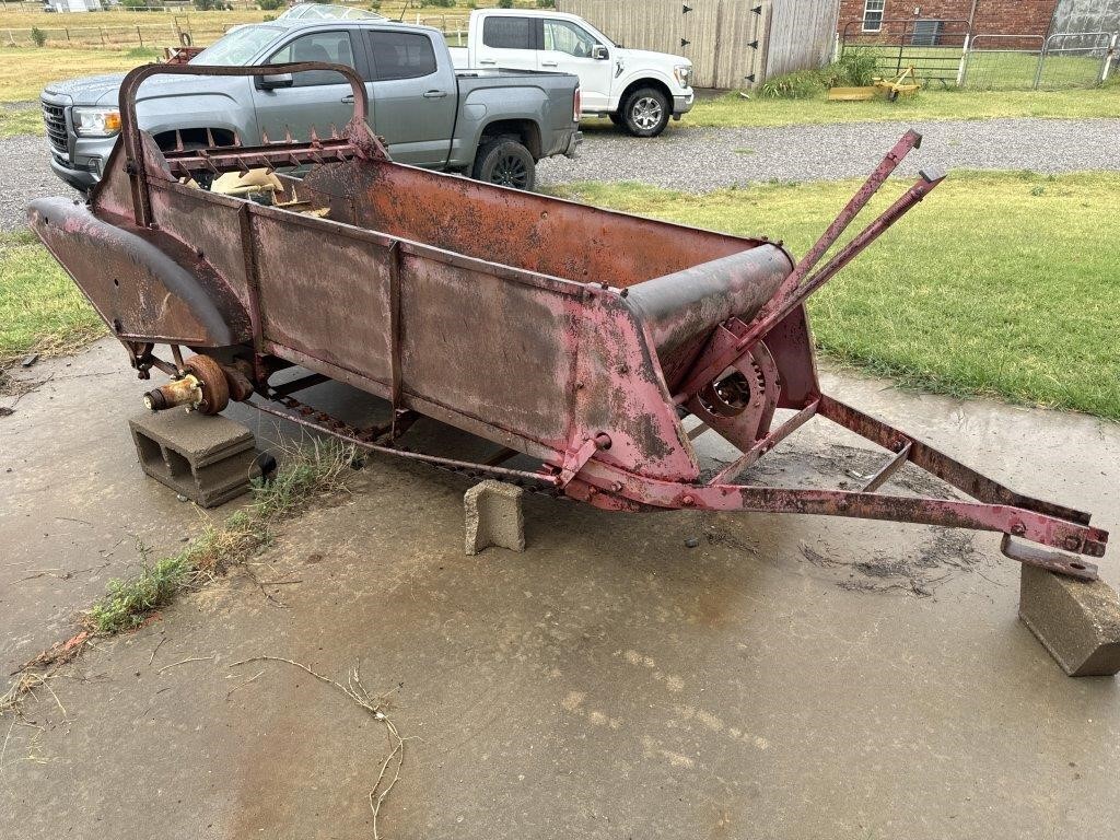 Antique Manure Spreader Frame ( Yard Art)