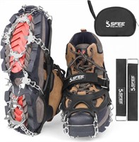 SFEE STEEL SPIKE ICE CLEATS FOR BOOTS