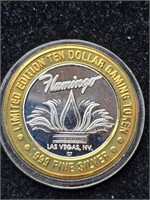 Flamingo Hilton Ltd Ed. $10 Gaming Token 1994...