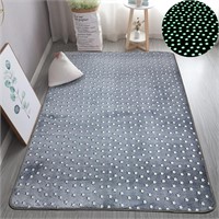 Gefosin Luminous Area Rug Glow in The Dark for Bed