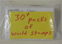 Vintage International Stamp Collection