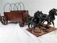 CHUCKWAGON & HORSE SET