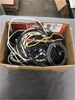 BOX OF ASSORTED WIRE AND CABLE