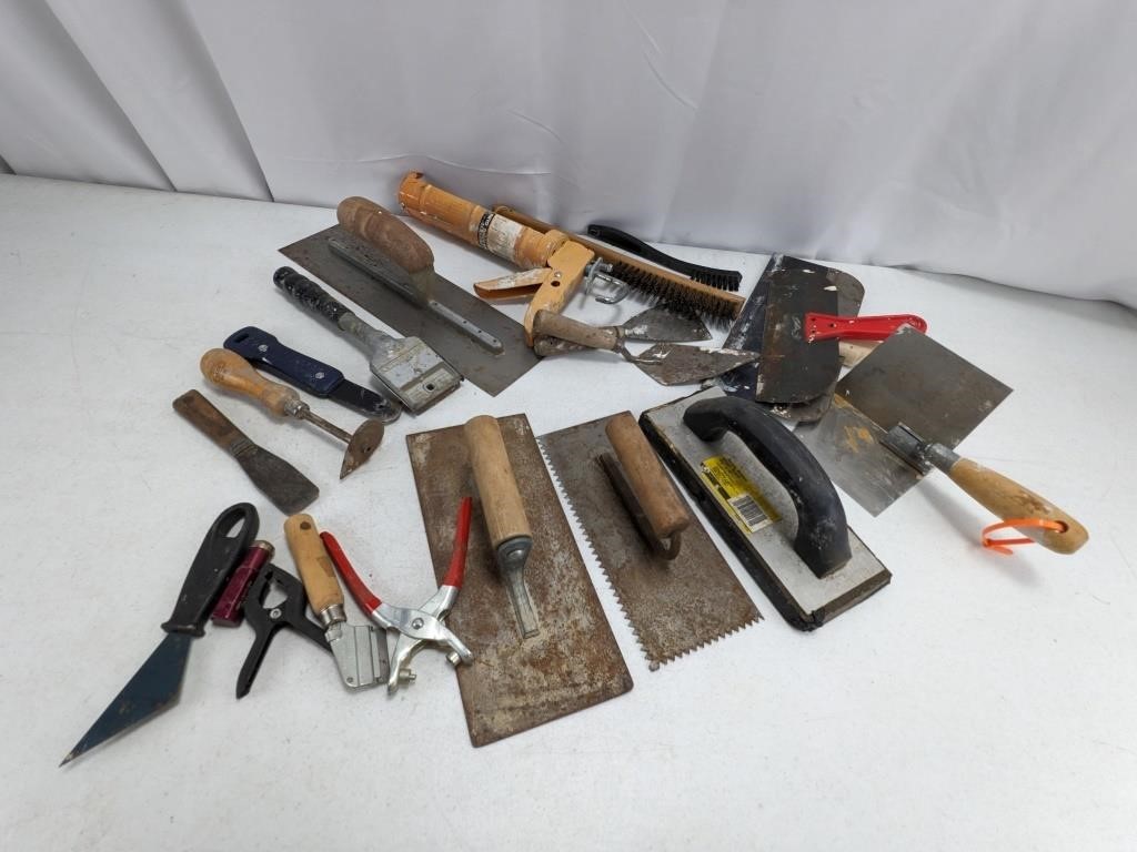 Assorted Masonry Tools