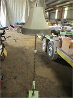 Antique Lamp With Marble Base