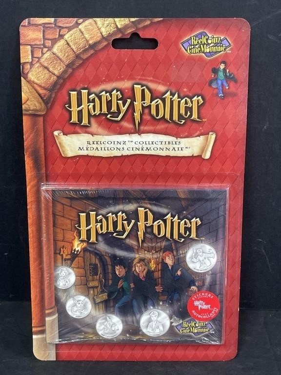 Harry Potter Collectible 5-medallion set.