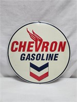 Chevron Gasoline Advertising Sign
