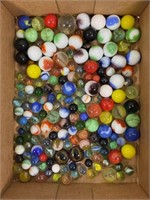 LARGE LOT OF ASSORTED MARBLES - MANY LARGE & SET