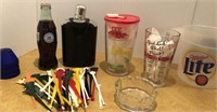 Vintage Cocktail Shaker, Swivel Stick Collection
