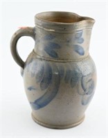 19th Century Stoneware pottery blue and gray