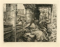 James Tissot original etching